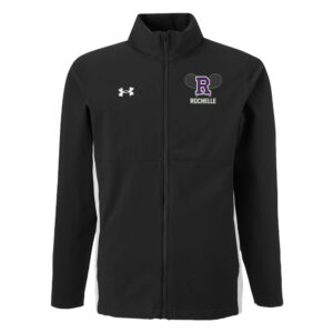 Rochelle Tennis Under Armour UA Rival Stretch Woven Men’s Full Zip-Black