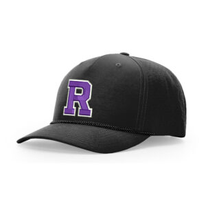 Rochelle Tennis Richardson Laser PERF Performance Rope Cap-Black