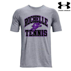 Rochelle Tennis Under Armour Athletics soft cotton blend T-shirt-Steel Grey (medium is out of stock)