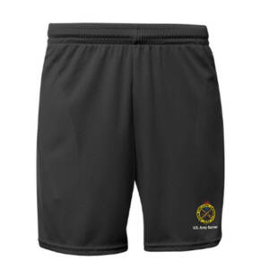 RIA Garrison A4 7″ Flatback Mesh shorts  with side pockets Men-Black