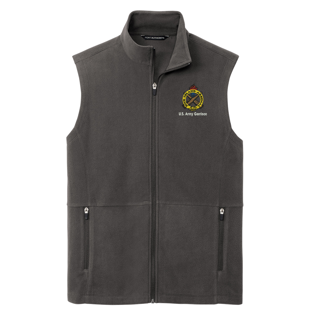 RIA Garrison Port Authority Accord Microfleece Vest Men-Pewter