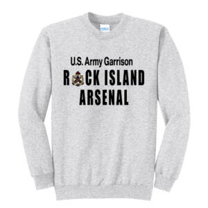 RIA Garrison Unisex Fleece Crewneck Sweatshirt-Ash