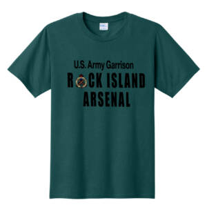 RIA Garrison Unisex Fan Favorite Ring Spun Cotton Tee- Marine Green