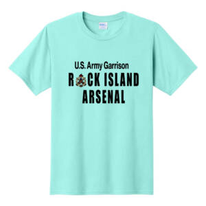RIA Garrison Unisex Fan Favorite Ring Spun Cotton Tee-True Celadon