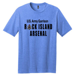 RIA Garrison Unisex Premium Perfect Blend CVC Tee- Heather Royal