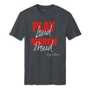 Clinton Marching Band Unisex Premium Short Sleeve Tee-Charcoal