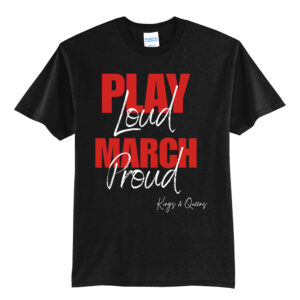 Clinton Marching Band Unisex Short Sleeve Tee- JetBlack