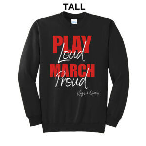 Clinton Marching Band  TALL Ultimate Crewneck Sweatshirts – Black