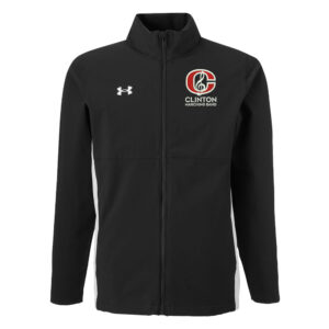 Clinton Marching Band Under Armour UA Rival Stretch Woven Men’s Full Zip – Black