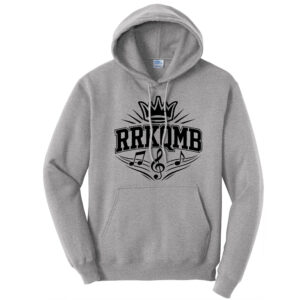 Clinton Marching Band Unisex Fleece Hooded Sweatshirt-Athletic Heather