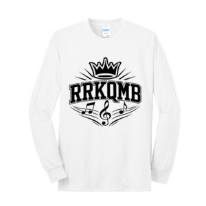 Clinton Marching Band Unisex Long Sleeve Core Blend T Shirt – White