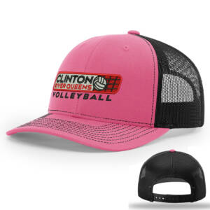 River Queens VB Richardson Pro Crown Mesh Back Adjustable back cap Split-Hot Pink/Black