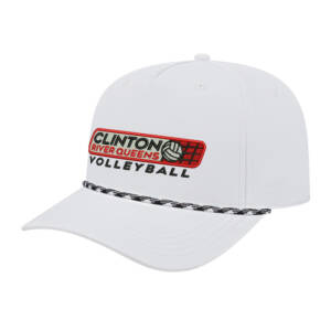 River Queens VB Cap America Athletic Rope Cap-White/White/Black