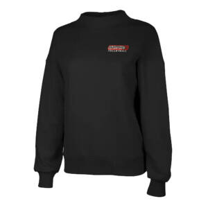 River Queens VB Charles River Women’s Willow Mock-Neck Sweatshirt-Black