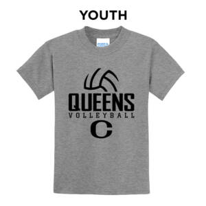 River Queens VB Youth Short Sleeve T Shirt – Athletic Heather