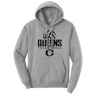 River Queens VB Unisex Classic Core weight Cozy Pullover Hooded Sweatshirt -Athletic Heather