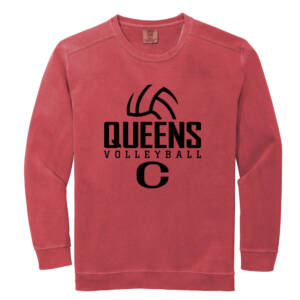 River Queens VB Unisex Comfort Colors Ring Spun Crewneck Sweatshirt-Crimson