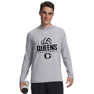 River Queens VB Under Armour Mens Team Vanish Performance Hoodie – Mod Grey