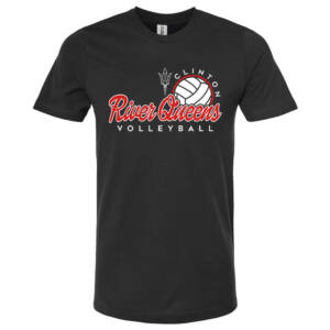 River Queens VB Tultex Premium Combed Cotton T-Shirt Unisex-Black