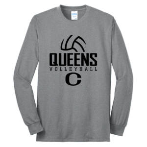 River Queens VB Unisex Cotton Long Sleeve Tee-Athletic Heather