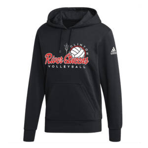 River Queens VB Adidas Fleece Unisex Hooded Sweatshirt- Black