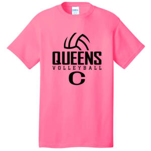 River Queens VB Unisex Short Sleeve Tee-Neon Pink