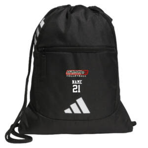River Queens VB Adidas Stadium Sackpack cinch bag – Black