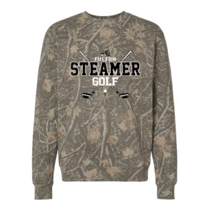 Steamer Golf Independent Trading Co Unisex Heavyweight Crewneck Sweatshirt – Deadwood Tree Camo