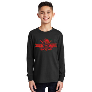 Steamer Golf Youth Cotton Long Sleeve T Shirt – JetBlack