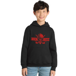 Steamer Golf Youth Hooded Sweatshirt – Black