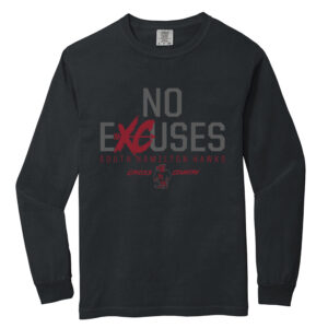 SH Cross Country Comfort Colors Heavyweight Ring Spun Long Sleeve Tee – Black