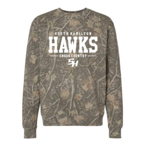 SH Cross Country Independent Trading Co Unisex Heavyweight Crewneck Sweatshirt – Deadwood Tree Camo