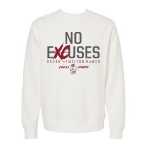 SH Cross Country Independent Trading Midweight Unisex crewneck sweatshirt – White