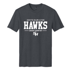 SH Cross Country Unisex Premium Short Sleeve Tee-Charcoal