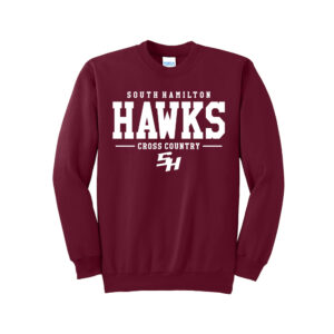 SH Cross Country Unisex Fleece Crewneck Sweatshirt-Cardinal