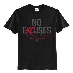 SH Cross Country Unisex Short Sleeve Tee- JetBlack
