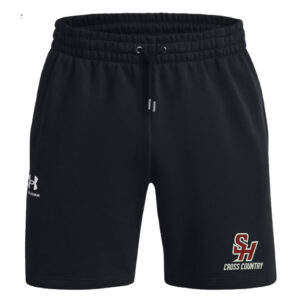 SH Cross Country Under Armour UA ICON 7.5″ Fleece Shorts-Black