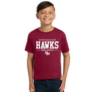 SH Cross Country Youth Short Sleeve Tee -Cardinal