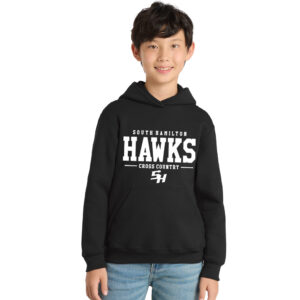 SH Cross Country Youth Hooded Sweatshirt – Black