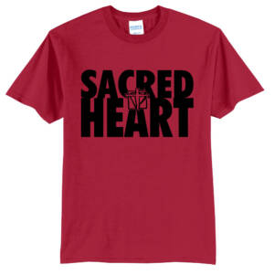 Sacred Heart Elem Unisex Short Sleeve Tee-Red