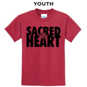 Sacred Heart Elem Youth Short Sleeve Tee – RED
