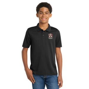 Sacred Heart Elem Sport-Tek PosiCharge RacerMesh Polo YOUTH-Black