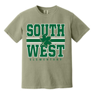 Southwest Elementary Comfort Colors Pigment Dyed Short Sleeve Shirt -Sandstone