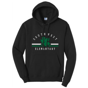 Southwest Elementary Unisex Classic Core weight Cozy Pullover Hooded Sweatshirt – JetBlack