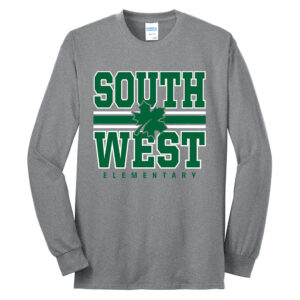 Southwest Elementary Unisex Long Sleeve Core Blend T Shirt -Athletic Heather