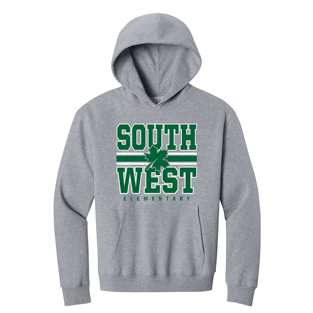 Southwest Elementary BELLA CANVAS Unisex 10 Ounce Heavyweight Pullover Hoodie - Athletic Heather