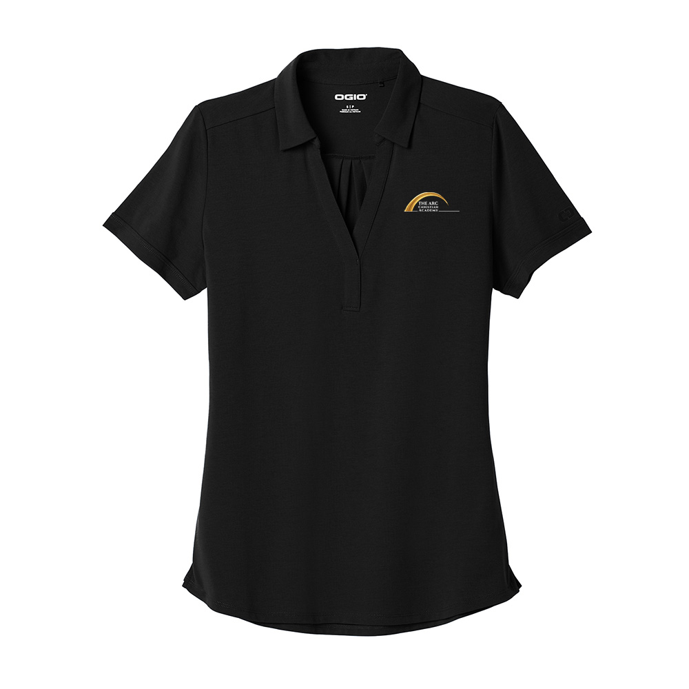 The ARC OGIO Ladies Limit Polo Fuel-Black top