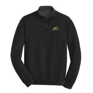 The ARC Port Authority Men Interlock 1/4 Zip-Black