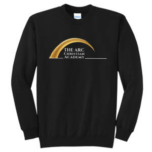 The ARC Unisex Core Fleece Crewneck Sweatshirt-Black