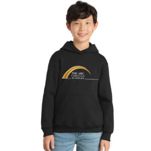 The ARC Youth Fleece Hooded Sweatshirt-Black